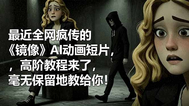 最近全网疯传的《镜像》AI动画短片,高阶教程来了,毫无保留地教给你!-初遇资源网