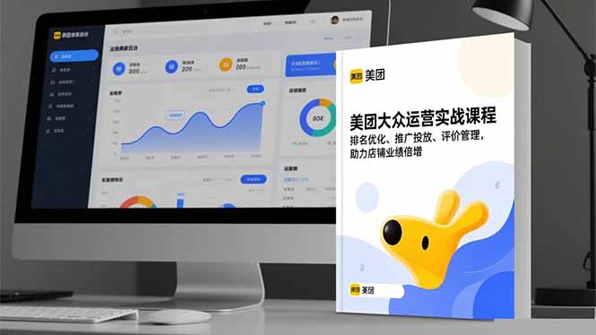 美团大众运营实战课程,排名优化、推广投放、评价管理,助力店铺业绩倍增-初遇资源网