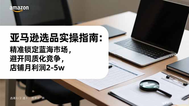亚马逊选品实操指南:精准锁定蓝海市场,避开同质化竞争,店铺月利润2-5w-初遇资源网