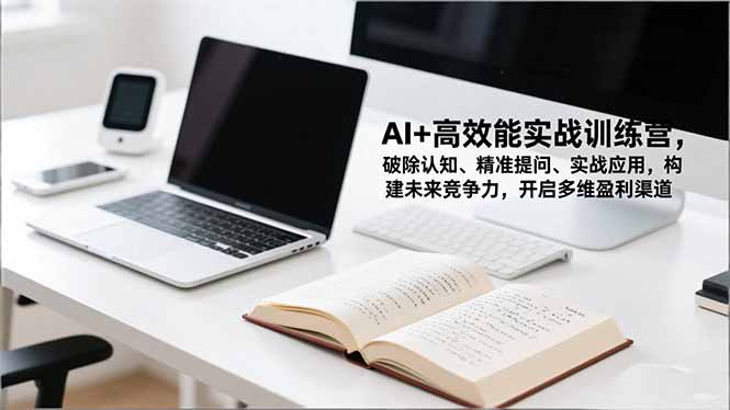 AI+高效能实战训练营,破除认知、精准提问、实战应用,构建未来竞争力,开启多维盈利渠道-初遇资源网
