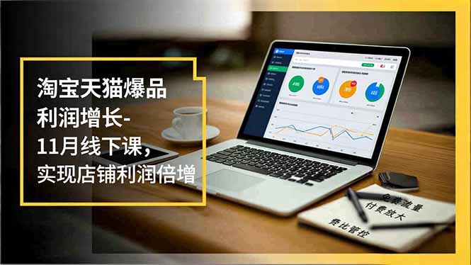 淘宝天猫爆品利润增长-11月线下课，免费流量、付费放大、费比管控，实现店铺利润倍增-初遇资源网