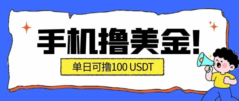 最新手机撸美金项目,单日产值100U+,2026年最新的风口项目-初遇资源网