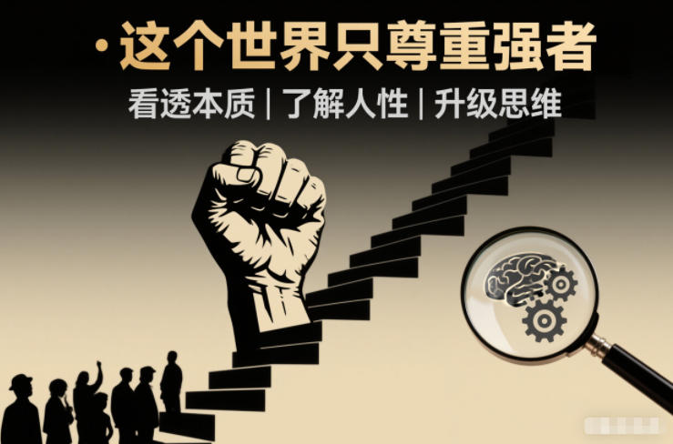 开悟1.0:这个世界只尊重强者,看透本质-了解人性-升级思维-初遇资源网