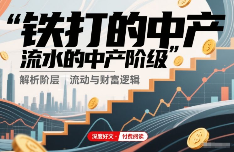 付费文章:铁打的中产,流水的中产阶级-初遇资源网