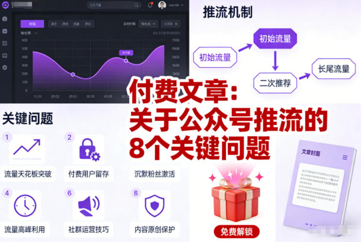 付费文章:关于公众号推流的8个关键问题-初遇资源网