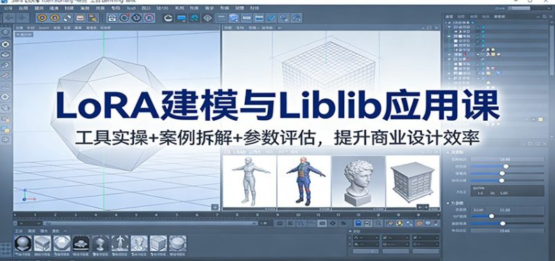 LoRA建模与Liblib应用课：工具实操+案例拆解+参数评估，提升商业设计效率-初遇资源网