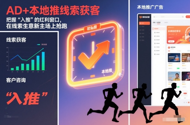 AD+本地推线索获客,把握“入推”的红利窗口,在线索生意新主场上抢跑-初遇资源网