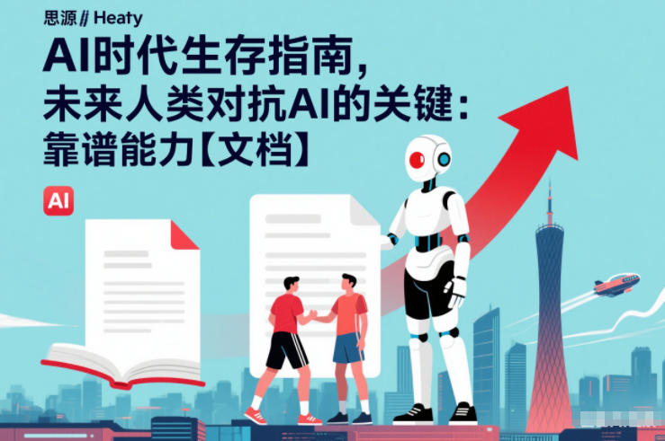 AI时代生存指南,未来人类对抗AI的关键:靠谱能力【文档】-初遇资源网