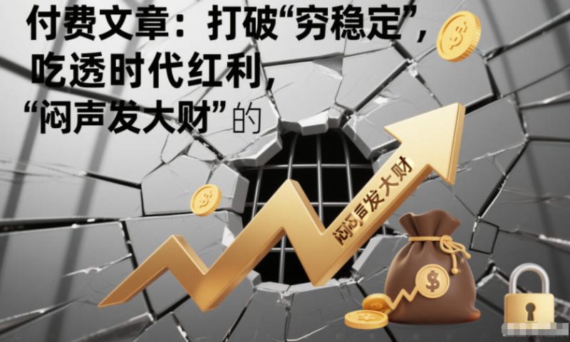 付费文章：打破“穷稳定”，吃透时代红利，“闷声发大财”的终极真谛-初遇资源网