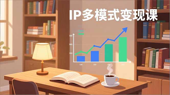 IP多模式变现课,广告分成、种草激励、Live图带货,开拓多元收入,副业稳定月入过万-初遇资源网
