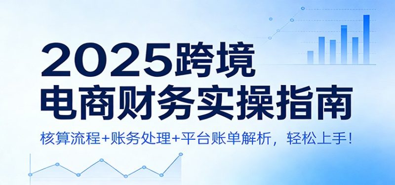 2025跨境电商财务实操指南:核算流程+账务处理+平台账单解析,轻松上手!-初遇资源网