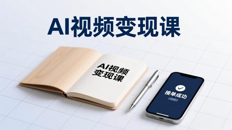 AI视频变现课,学完即可创作短片、接商单,实现副业增收,单项目报价可达千元-初遇资源网