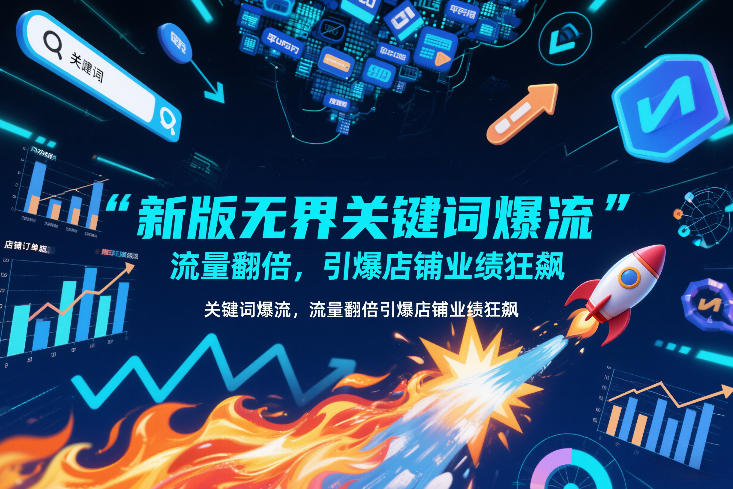 新版无界关键词爆流,流量翻倍,引爆店铺业绩狂飙-初遇资源网