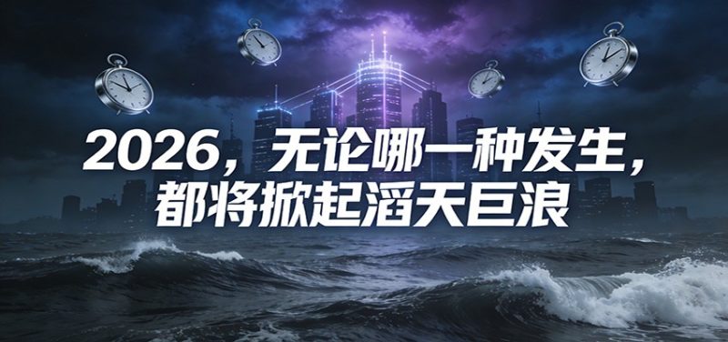公众号付费文章:2026,无论哪一种发生,都将掀起滔天巨浪-初遇资源网