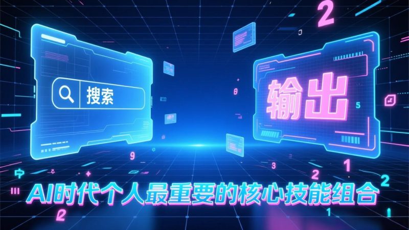 付费文章:AI时代个人最重要的核心技能组合:“输出能力”和“搜索能力”-初遇资源网