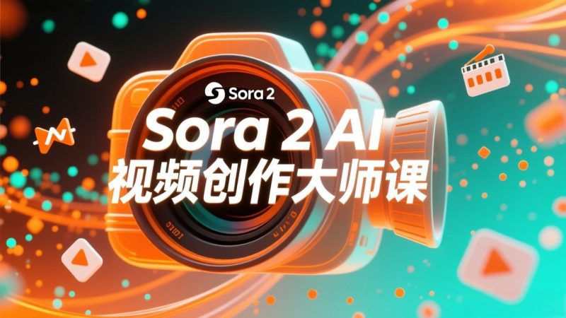 如何利用Sora 2创建流行AI人工智能视频大师班教程:掌握创作全流程,产出百万播放内容-初遇资源网