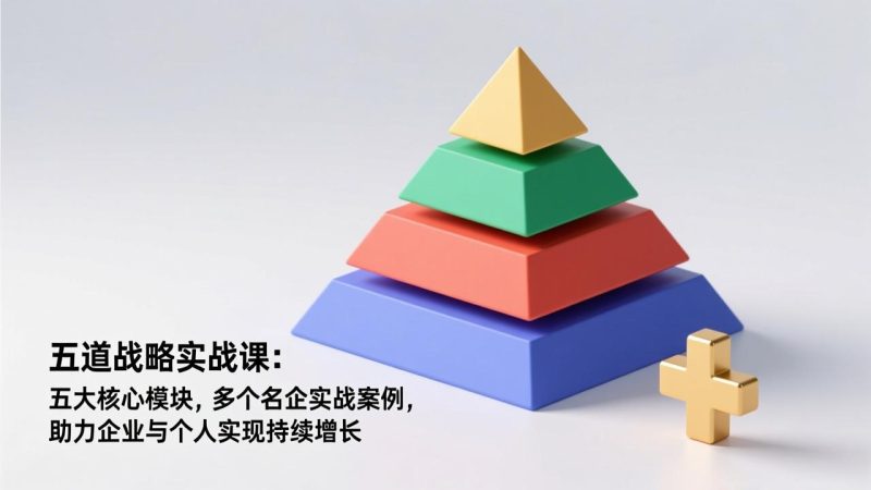 五道战略实战课:五大核心模块,多个名企实战案例,助力企业与个人实现持续增长-初遇资源网