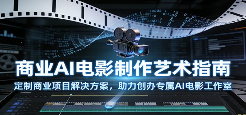 商业AI电影制作艺术指南:定制商业项目解决方案,助力创办专属AI电影工作室-初遇资源网