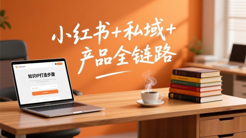 个人IP系统变现课2026,小红书+私域+产品全链路,手把手教你打造年入百万的知识IP-初遇资源网