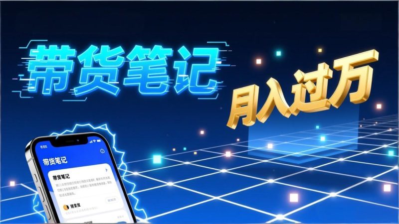 小红书爆款笔记带货实战：拆解封面标题正文全要素，手把手教你单篇笔记带货月入过万-初遇资源网
