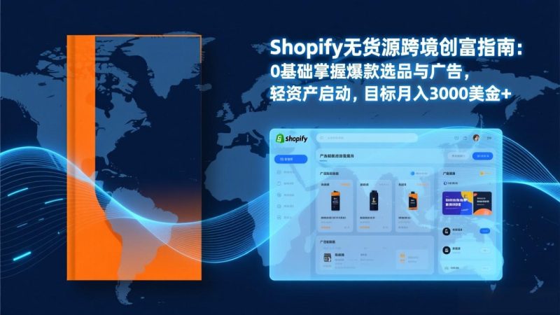 Shopify爆款打法实战：从选品到广告投放，复制爆款模型，驱动独立站月销售额破万刀-初遇资源网