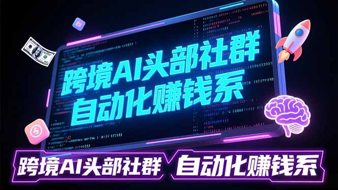 跨境AI头部社群前沿精选：聚焦可落地的AI实战经验，快速构建你的自动化赚钱系-初遇资源网