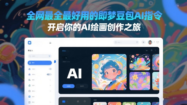全网最全最好用的即梦豆包AI指令,开启你的AI绘画创作之旅-初遇资源网