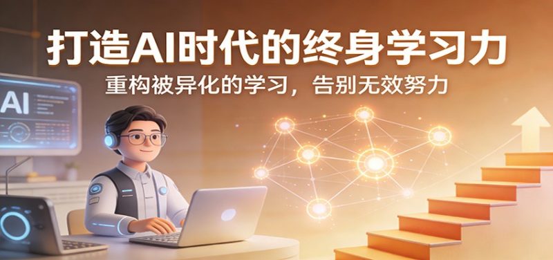 打造AI时代的终身学习力:重构被异化的学习,告别无效努力-初遇资源网