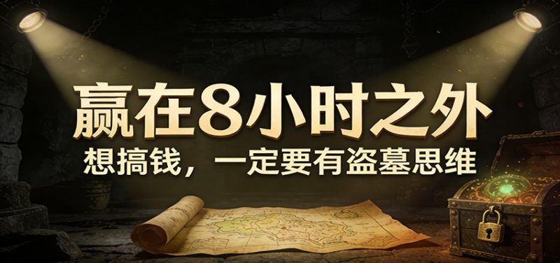公众号付费文章《赢在8小时之外,想搞钱,一定要有盗墓思维》-初遇资源网