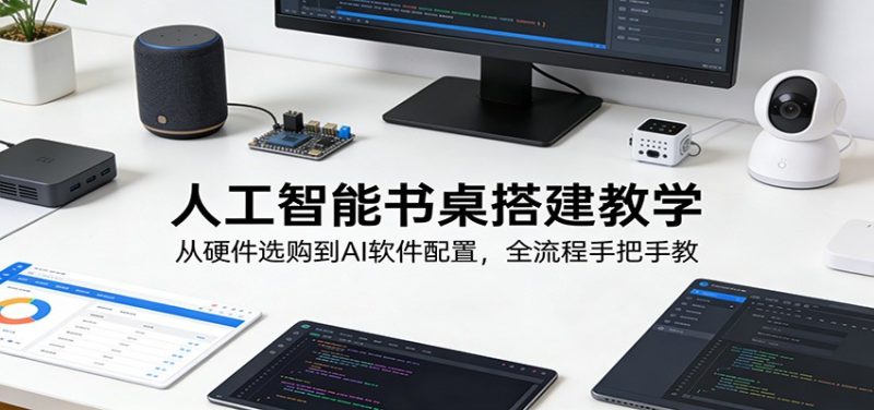 人工智能书桌搭建教学:从硬件选购到AI软件配置,全流程手把手教-初遇资源网
