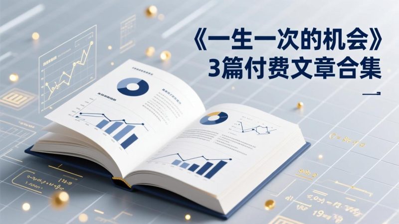 付费文章合集《一生一次的机会》3篇,一个系统性、一次性、独家性的透剧-初遇资源网