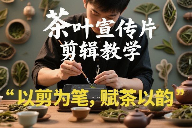 茶叶宣传片剪辑教学,以剪为笔,赋茶以韵,新手也能拍出高级感-初遇资源网
