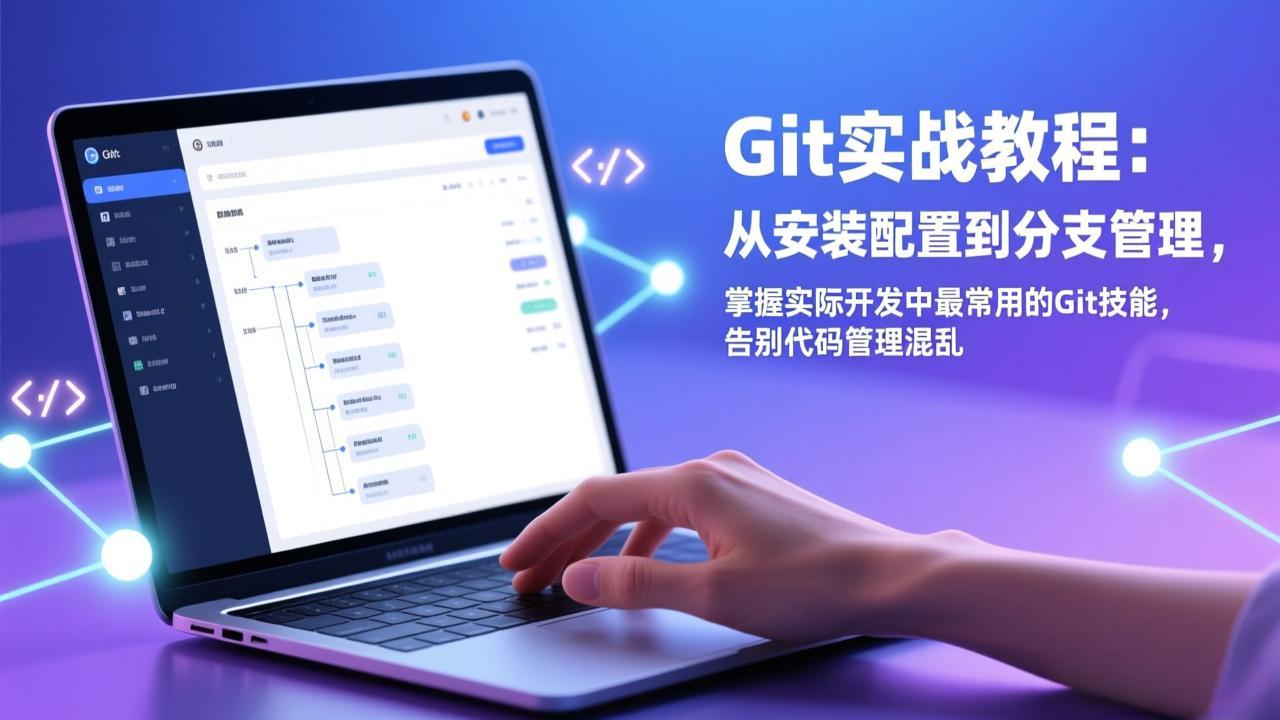 Git实战教程:从安装配置到分支管理,掌握实际开发中最常用的Git技能,告别代码管理混乱-初遇资源网