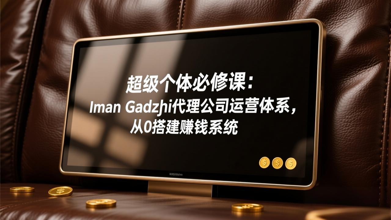 超级个体必修课:Iman Gadzhi代理公司运营体系,从0搭建赚钱系统-初遇资源网