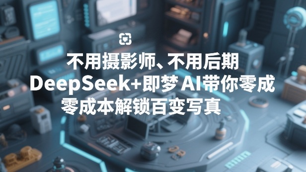 不用摄影师、不用后期,DeepSeek+即梦AI带你零成本解锁百变写真!-初遇资源网