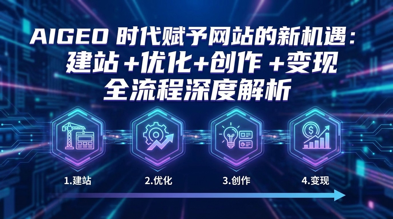 AIGEO+时代赋予网站的新机遇：建站+优化+创作+变现+全流程深度解析-初遇资源网
