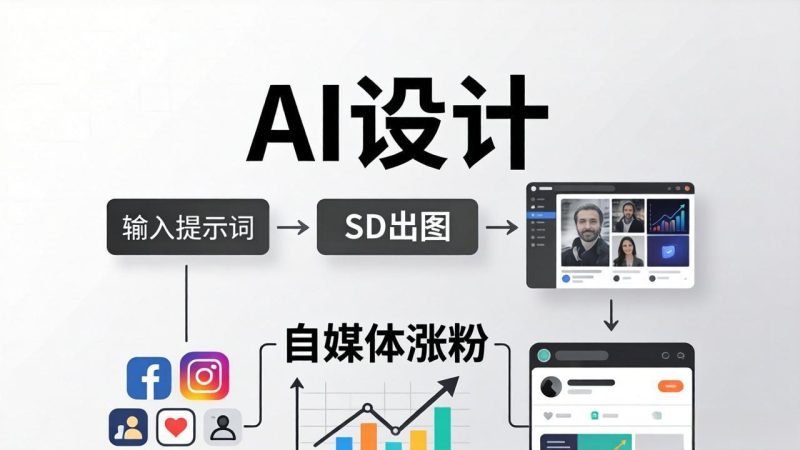 人人都是AI设计师：SD出图+自媒体涨粉一站教学，告别图文素材焦虑，AI设计让你轻松避开内卷-初遇资源网
