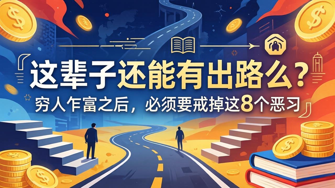 【中创网】关于人生两篇付费文章【这辈子还能有出路么？】【穷人乍富之后，必须要戒掉这8个恶习】 - 初遇资源网