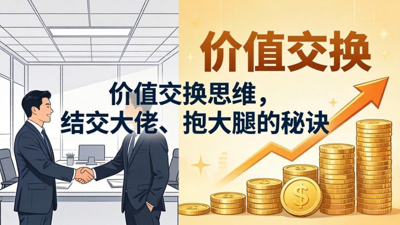 某付费文章：价值交换思维，结交大佬、抱大腿的秘诀-初遇资源网