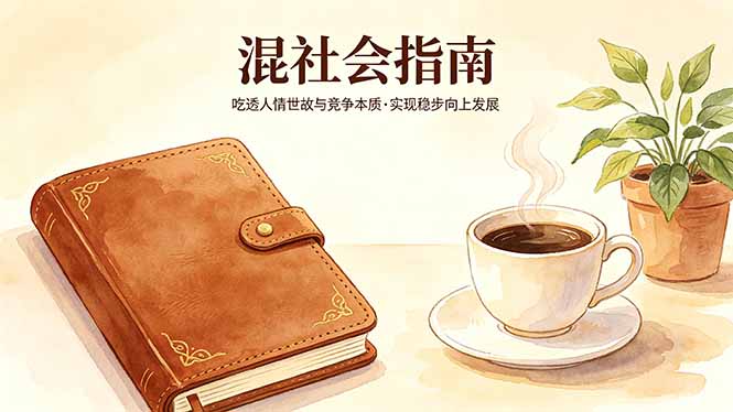 付费文章：混社会指南，吃透人情世故与竞争本质，实现稳步向上发展-初遇资源网