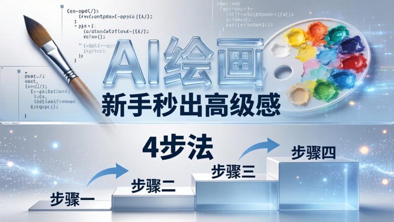 AI绘画入门别再硬磕了！即梦4步法：万能提示词公式+BRTR框架，新手秒出高级感-初遇资源网