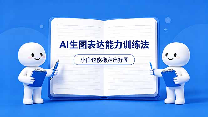 AI生图不是做漂亮图，而是表达能力。这套方法让小白也能稳定出好图-初遇资源网