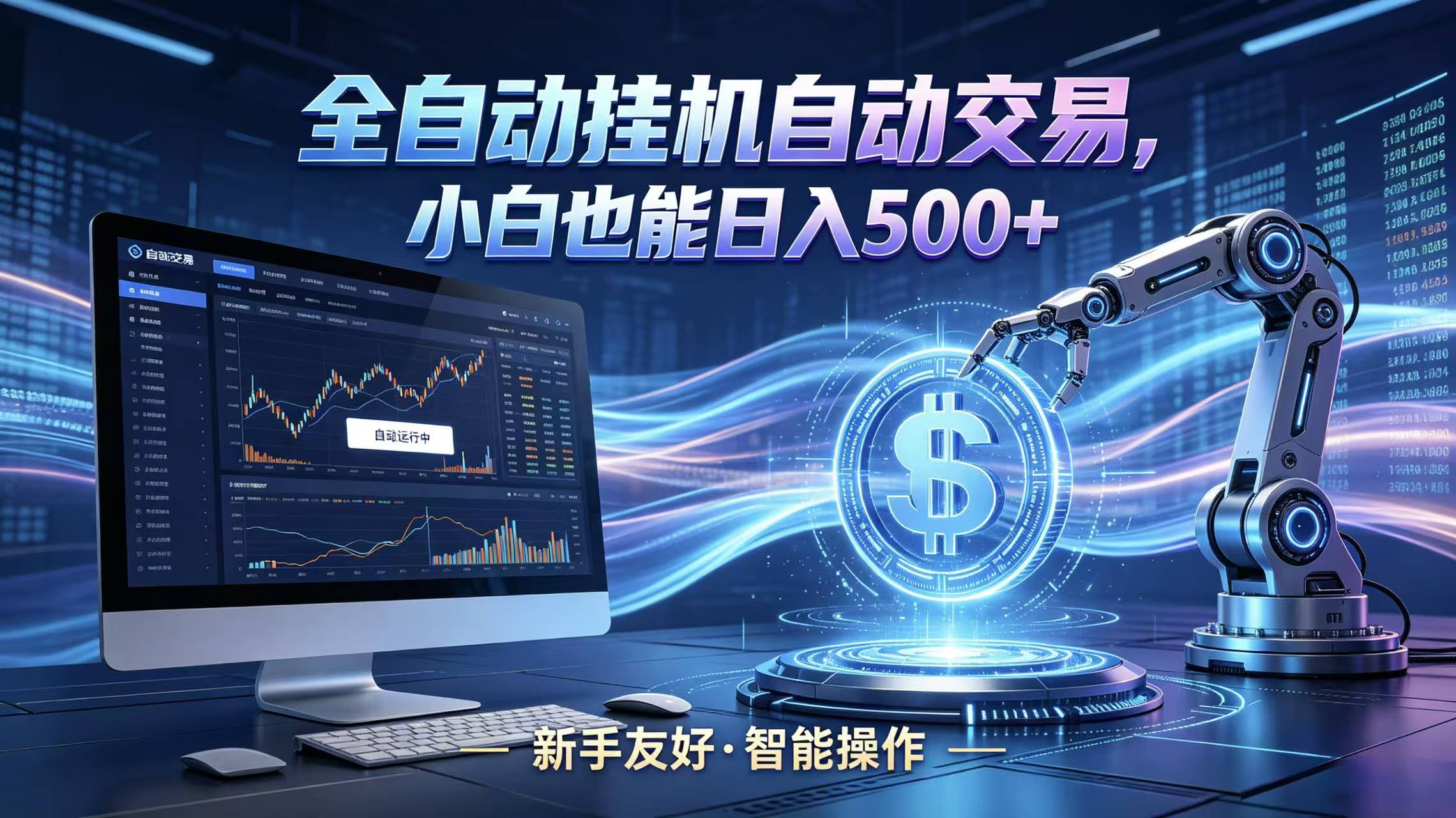 【福缘网创】全新智能化交易助手，傻瓜式操作，小白也能快速上手，轻松实现日入500+ - 初遇资源网