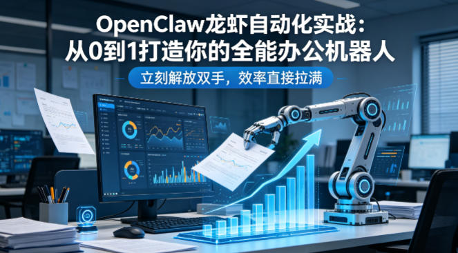 OpenClaw龙虾自动化实战：从0到1打造你的全能办公机器人，立刻解放双手，效率直接拉满-初遇资源网