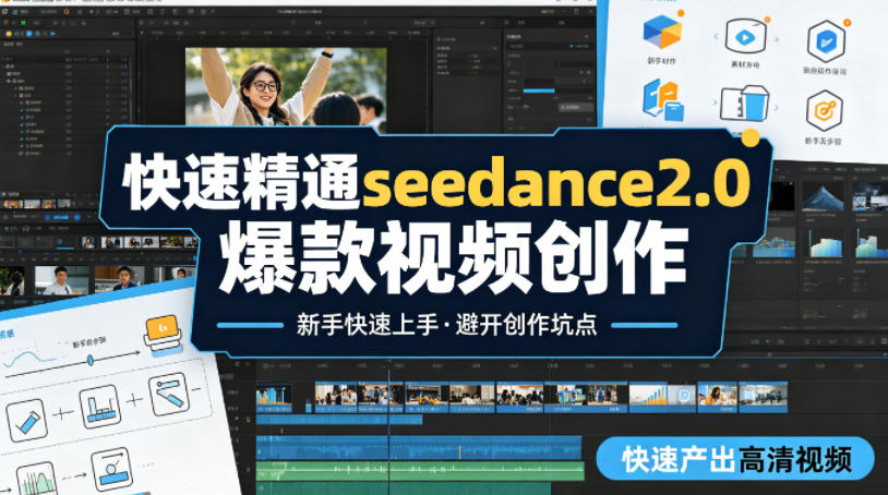 【冒泡网】快速精通seedance2.0爆款视频创作，快速产出高清视频，避开大量创作坑点，新手也能快速上手 - 初遇资源网