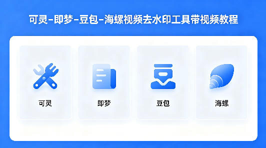 可灵–即梦–豆包–海螺视频去水印工具带视频教程-初遇资源网