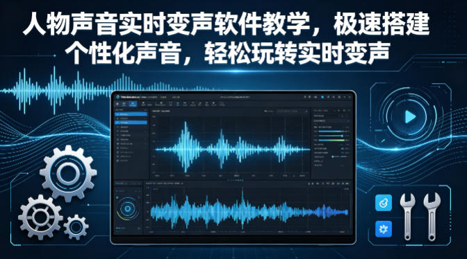人物声音实时变声软件教学,极速搭建个性化声音,轻松玩转实时变声-初遇资源网