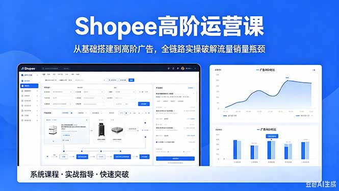 Shopee高阶运营课-2026年5月更新,从基础搭建到高阶广告,全链路实操破解流量销量瓶颈-初遇资源网