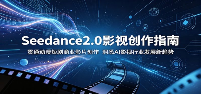 Seedance2.0影视创作指南：贯通动漫短剧商业影片创作，洞悉AI影视行业发展新趋势-初遇资源网