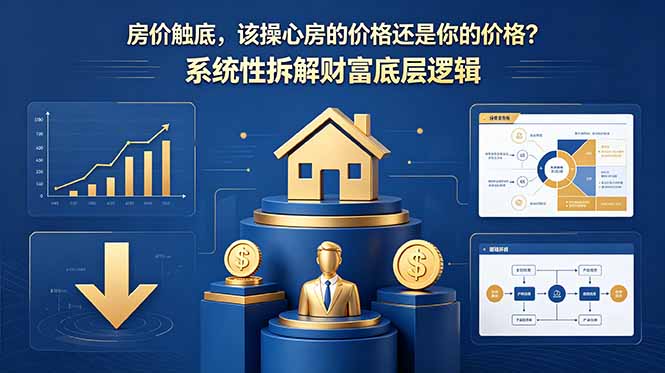 付费文章：房价触底，该操心房的价格还是你的价格？系统性拆解财富底层逻辑-初遇资源网